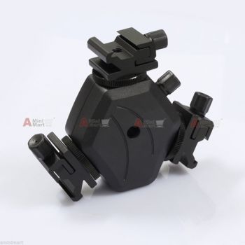 Triple Flash Sockets Hot Shoe Cold Shoe Adapter Mount Bracket Umbrella Holder