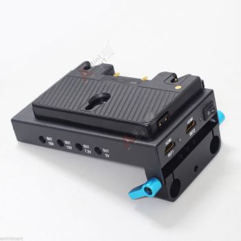 Anton Bauer Gold Mount Battery HDMI Splitter Power Supply Station fr DSLR Rig 5D