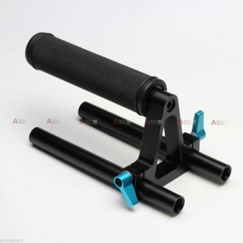 Top Handle Grip Railblock Rod Clamp Kit fr 15mm Rail System Rod Support DSLR Rig