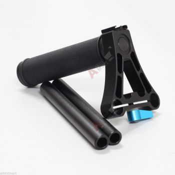 Top Handle Grip Railblock Rod Clamp fr Rail System Rod Support DSLR Rig C Mount