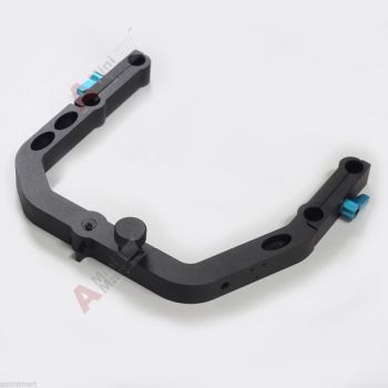 C-Shape Arm Bracket 15mm Rod Clamp Support fr DSLR Rig Rail System Top Handle