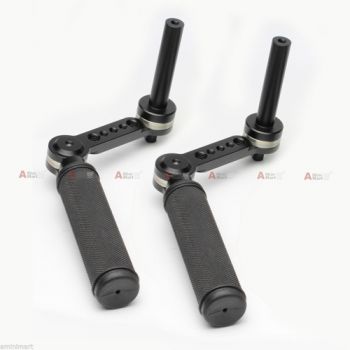 ARRI Type Rosette Arm Handle Grip Kit fr 15mm Rod Support DSLR Rig Follow Focus
