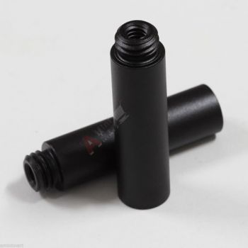 2pcs 1/4" Female M12 Male Thread 2" 15mm Micro Rod fr Clamp Mount DSLR Rig Rail